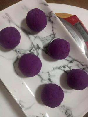 紫薯糯米丸子的做法 步骤7