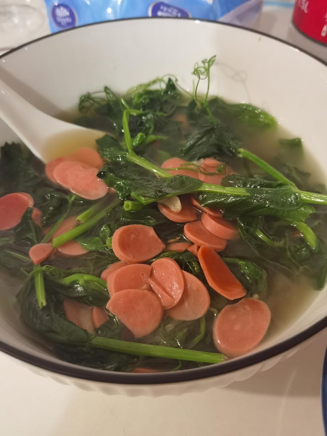 一口春天：上汤豌豆尖