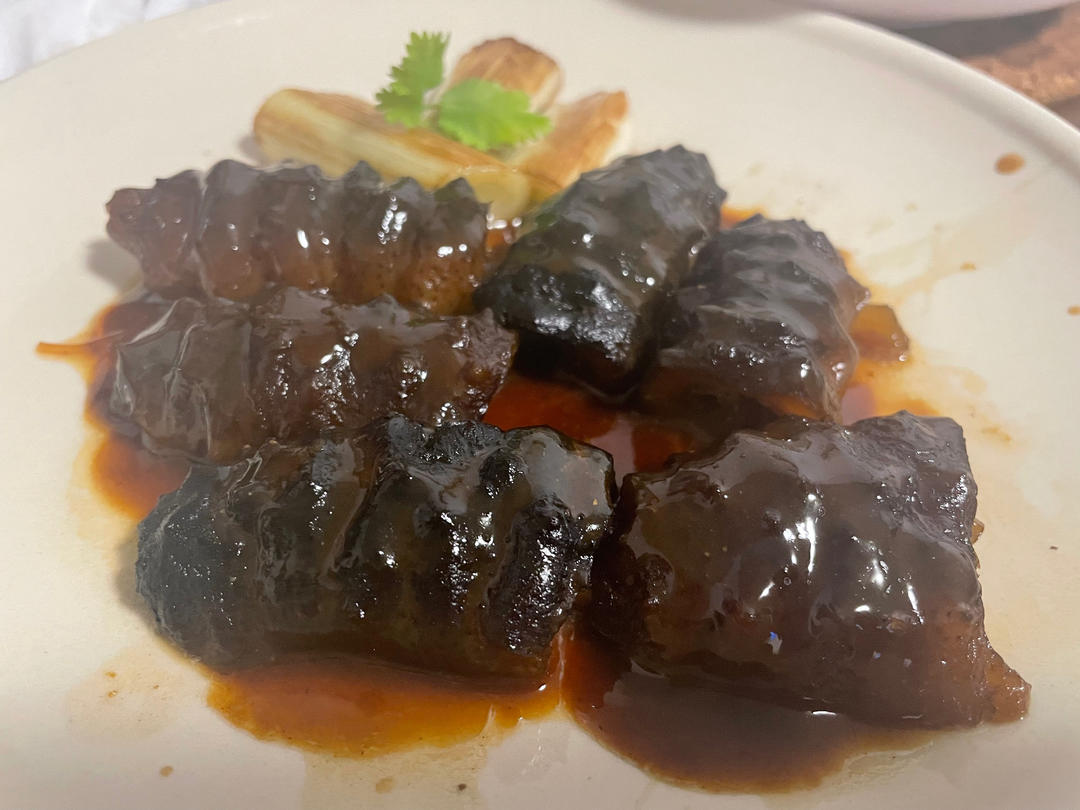 家庭版葱烧海参