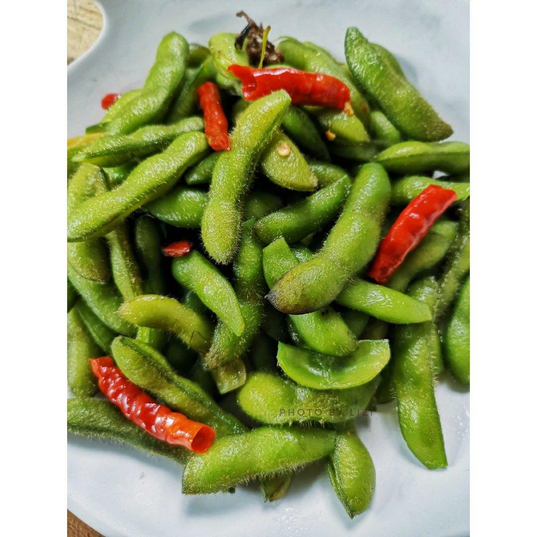 夏天大排档必点的盐水毛豆&凉拌毛豆