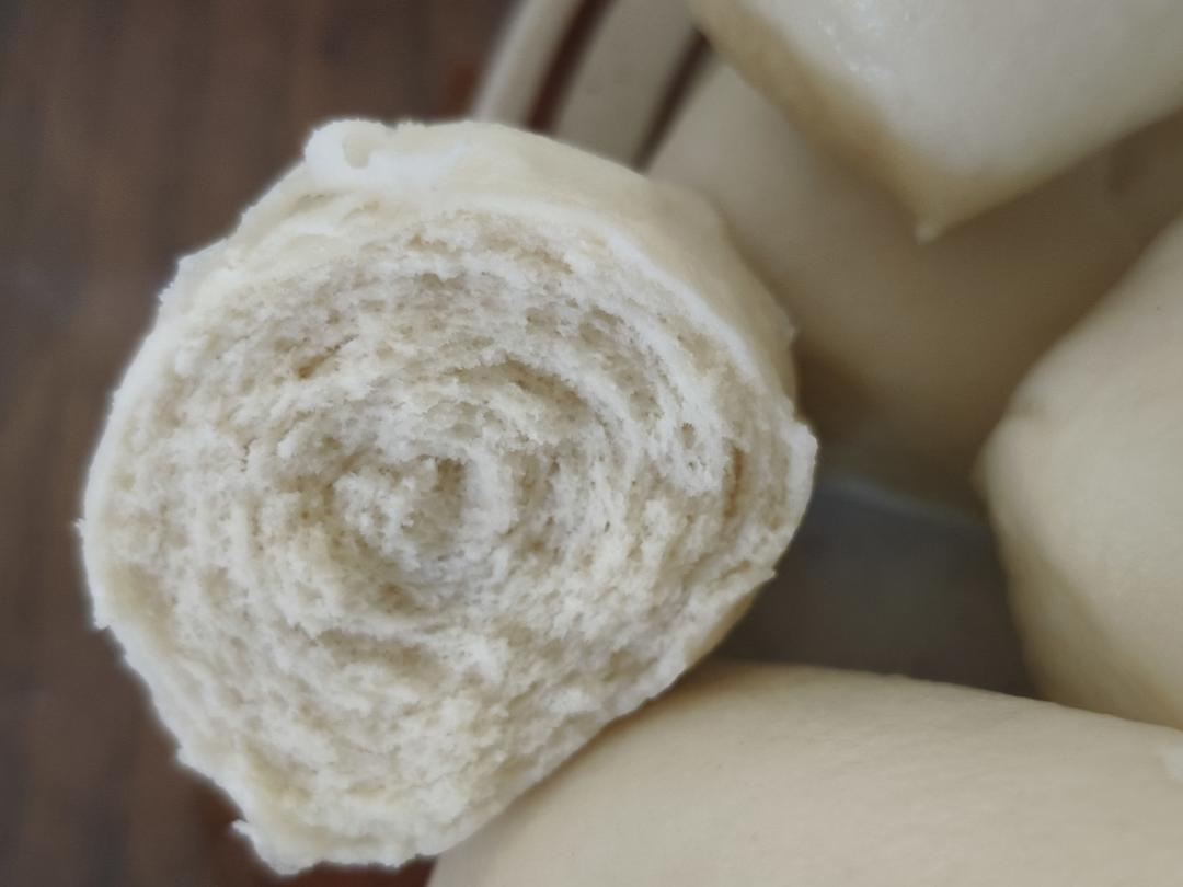 山东呛面馒头～一层一层的剥开，享受纯手工的美味