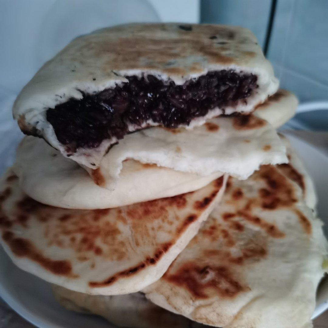 无糖少油的淄博紫米饼