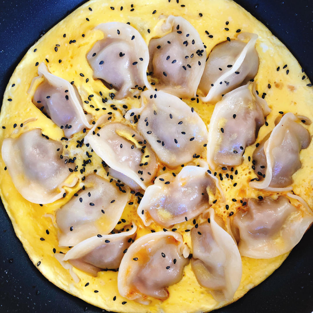 十分钟快手菜抱蛋煎饺（速冻饺子）