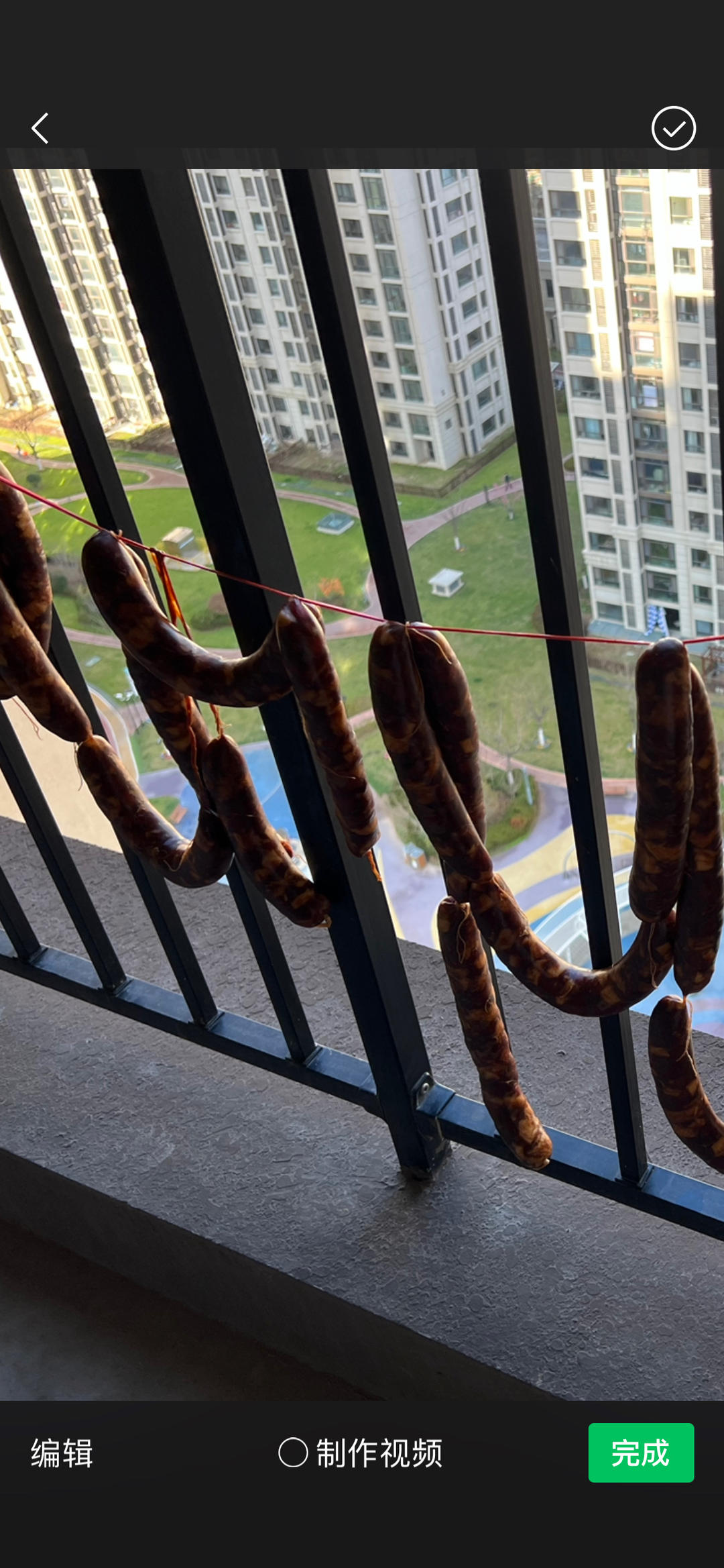 家庭自制猪肉灌肠
