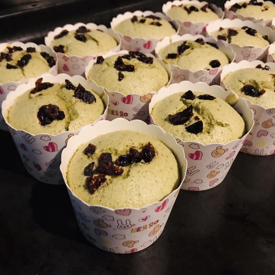 抹茶纸杯蛋糕