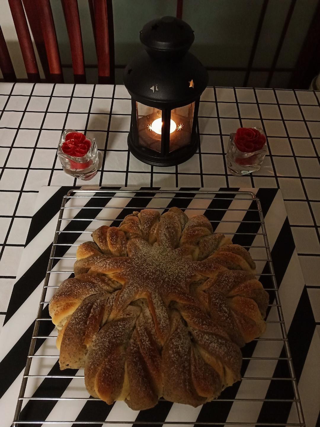 冬至的雪花❄️｜雪花面包