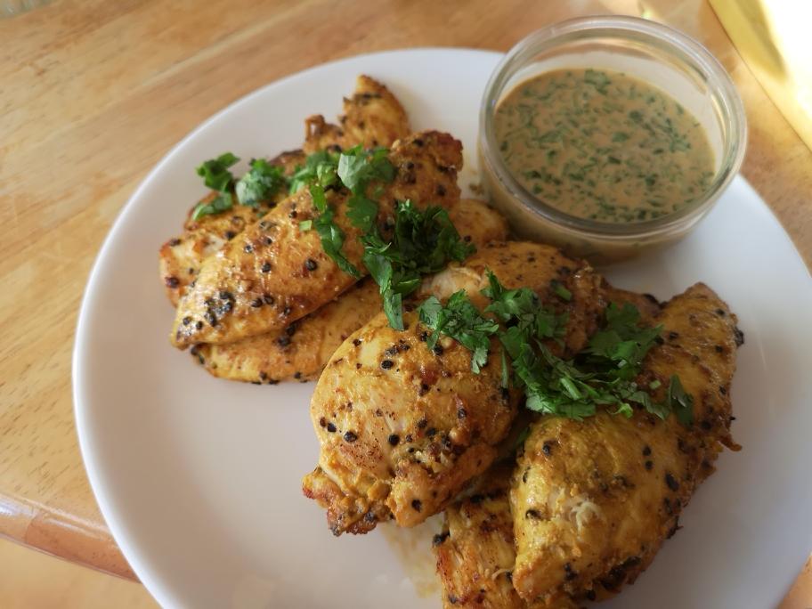 沙爹鸡柳 （chicken tender satay）