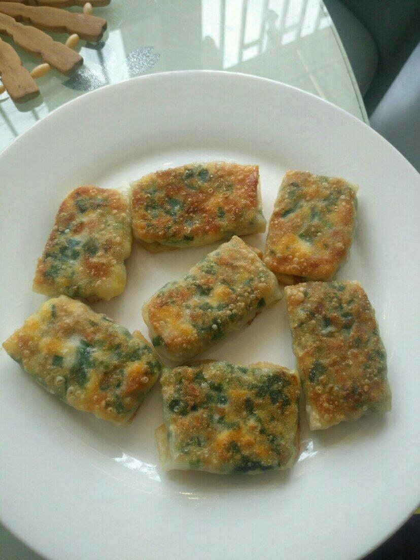 皮薄馅多的韭菜盒子