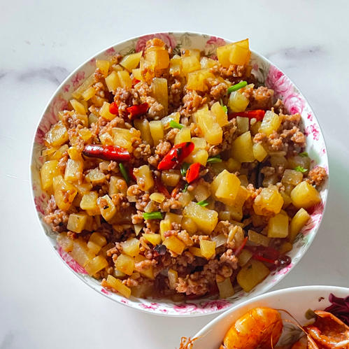 超级下饭肉沫土豆