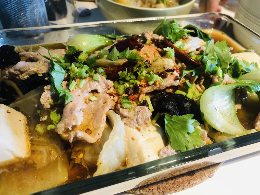 水煮双拼肉-南方兄弟刀具食谱