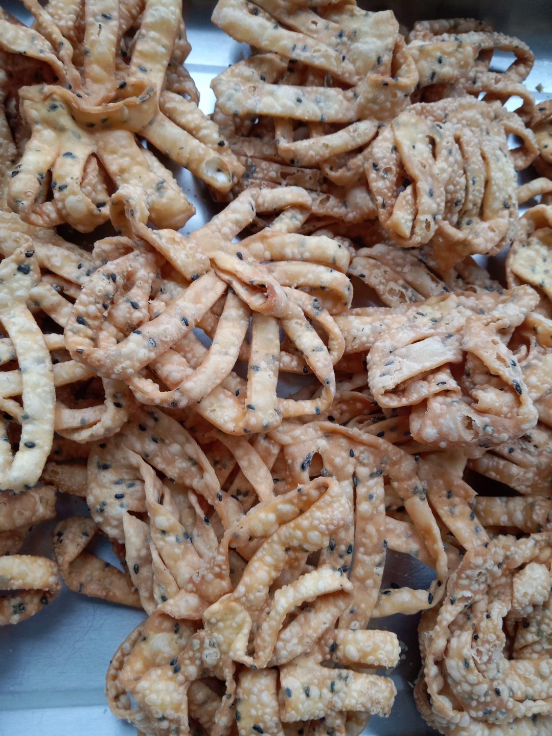 过年小零食 炸翻花 酥香可口油而不腻 附细节视频详解