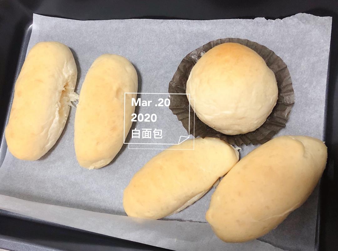 天使白面包 附万能卡仕达酱做法