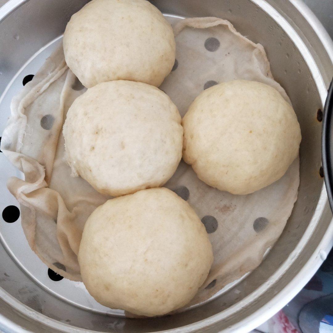 燕麦奶香馒头(一次发酵)