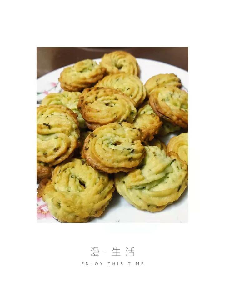 葱香曲奇——酥脆的咸味饼干