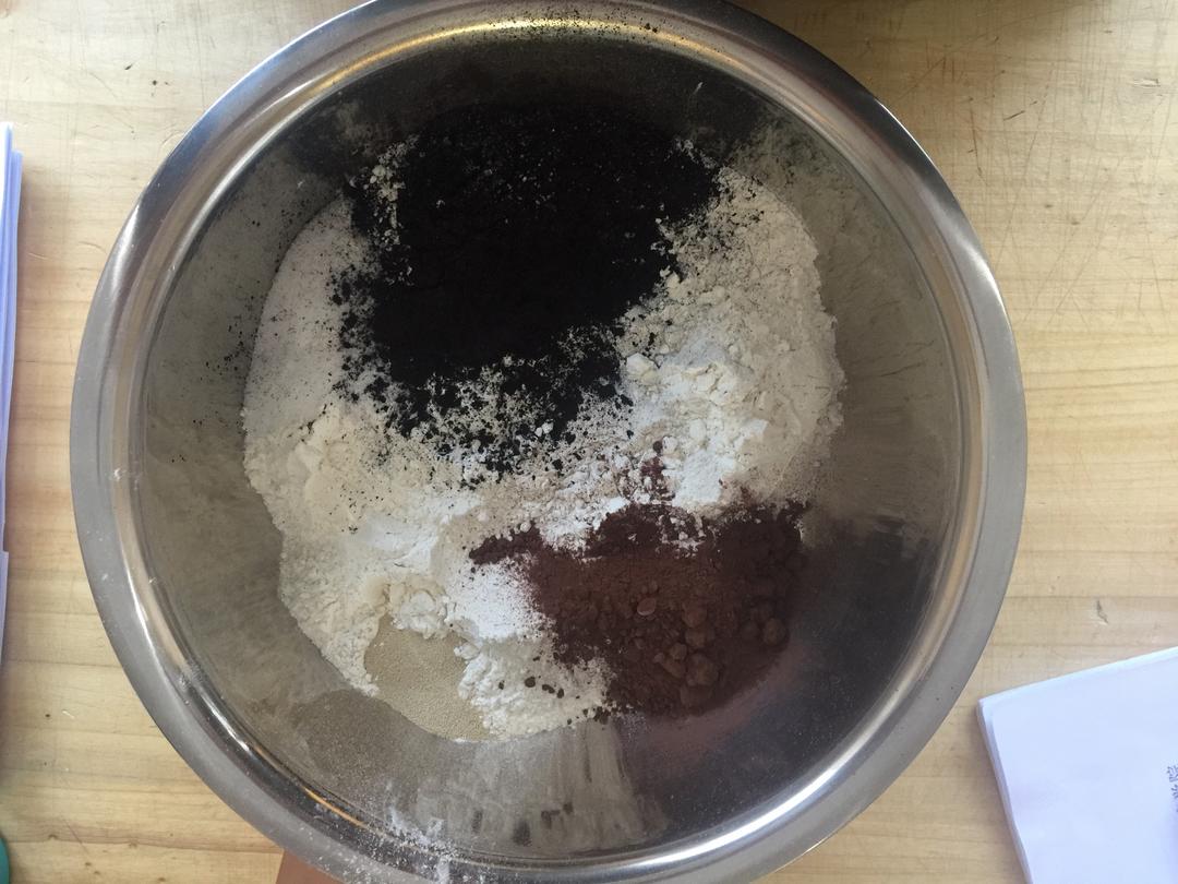 欧包：黑眼豆豆的做法 步骤1