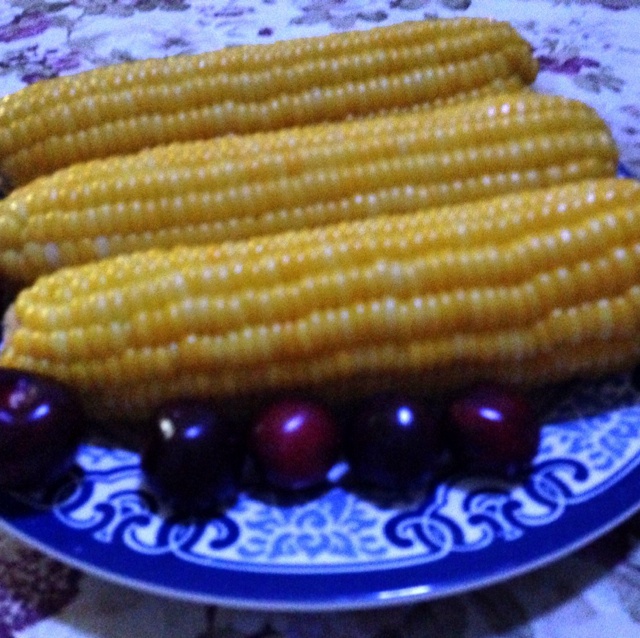 煮玉米