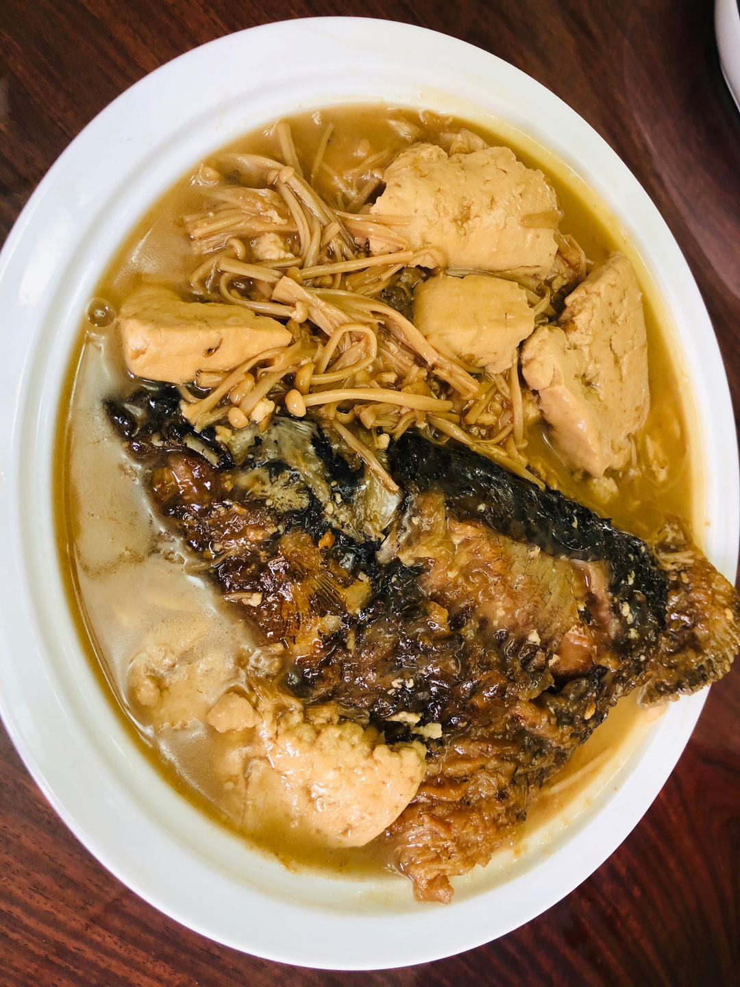 家常鱼头豆腐煲