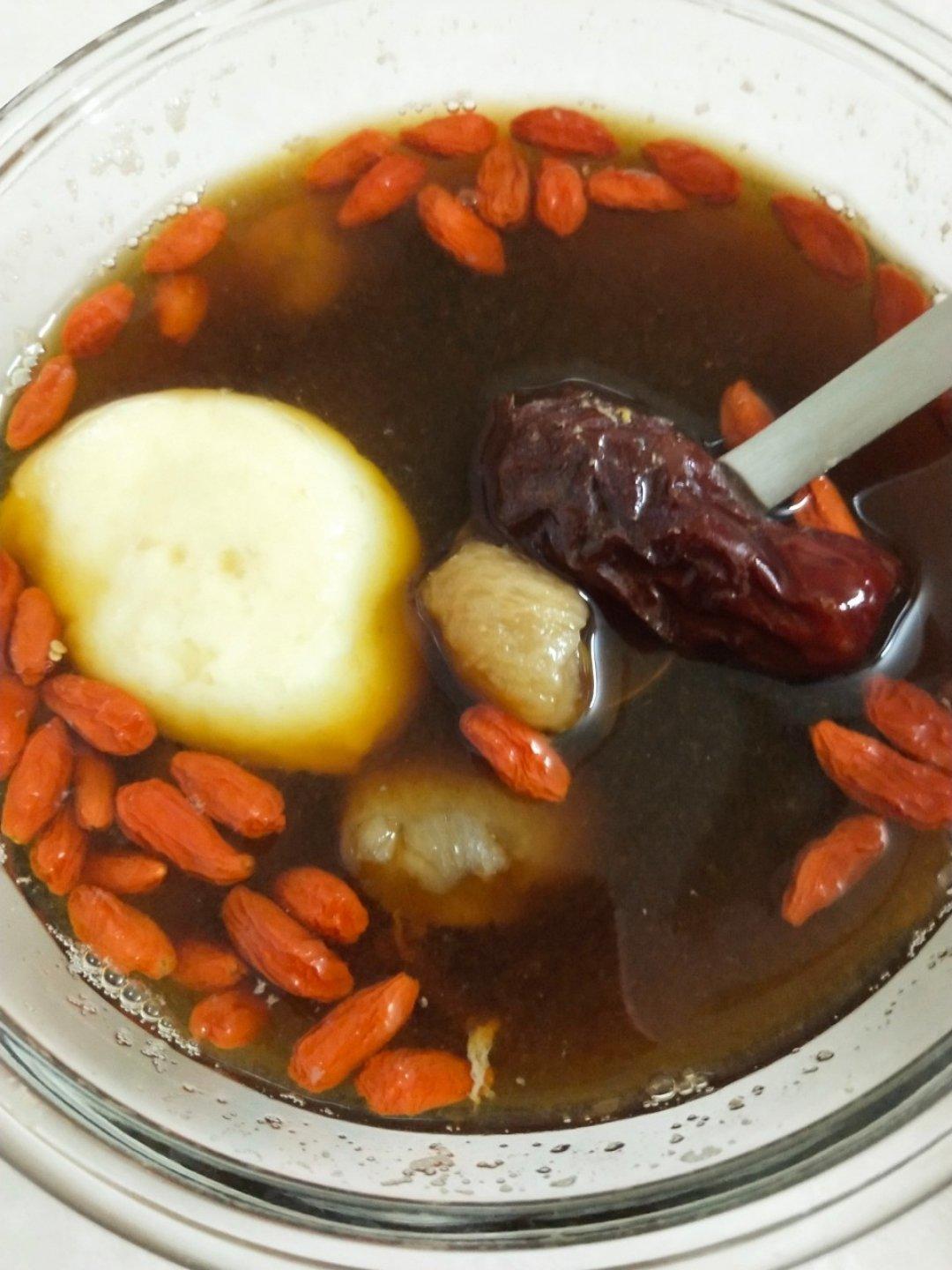 桂圆红枣鸡蛋糖水