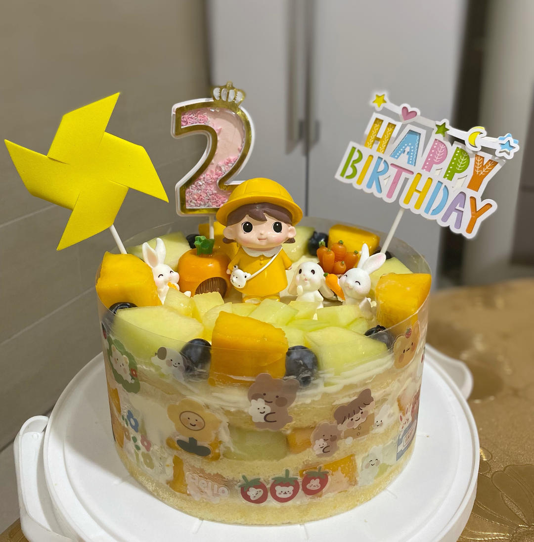 超好记八寸戚风蛋糕（后蛋法）