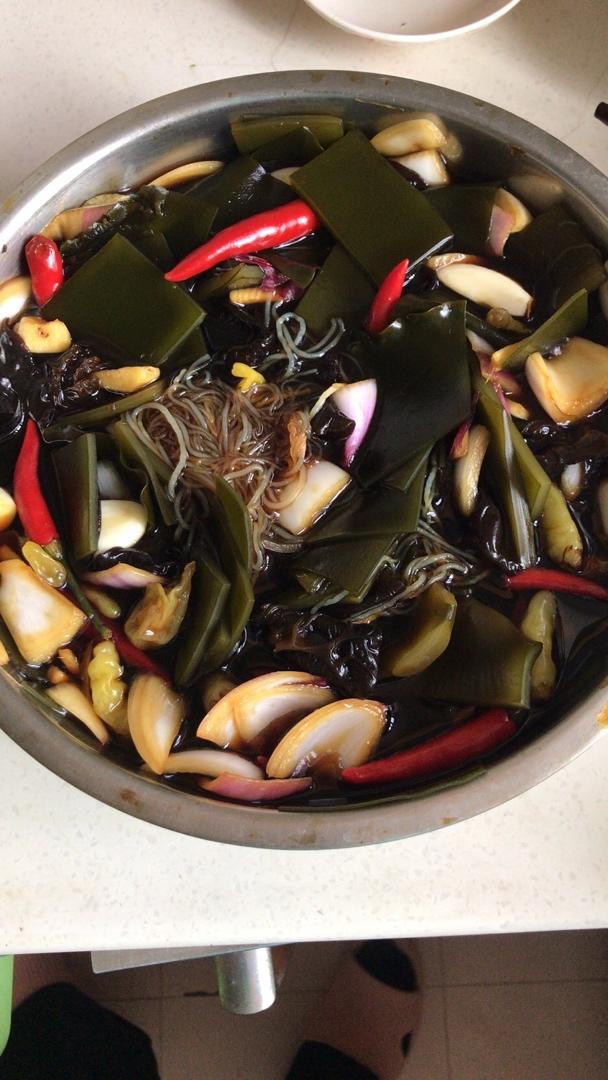 豆豆妈喝茶做的简单好吃的老醋海带醋泡海带