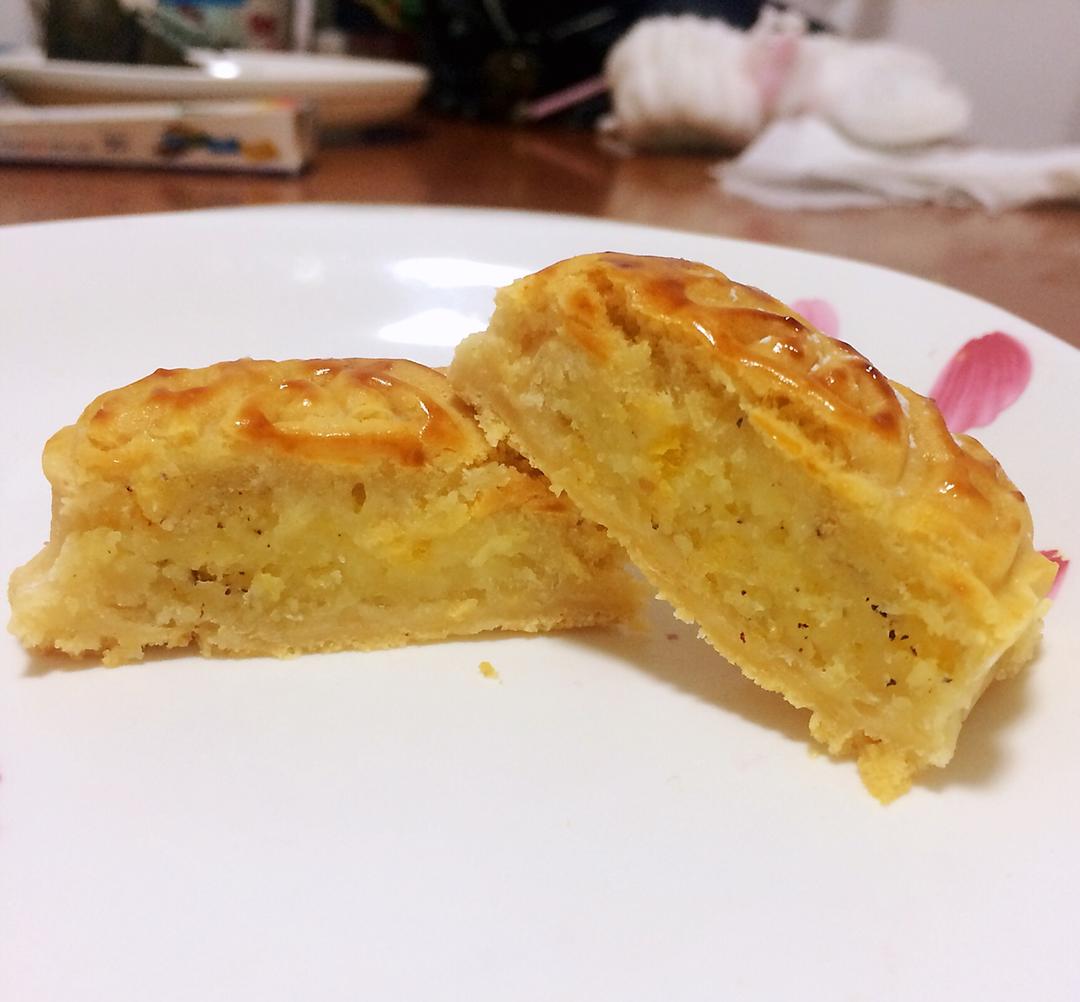 金沙奶黄月饼