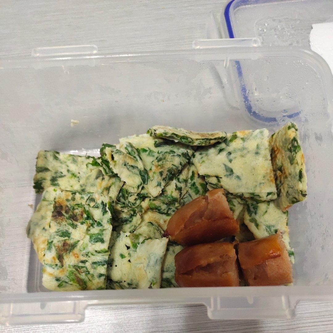 芹菜叶也很美味（芹菜饼）