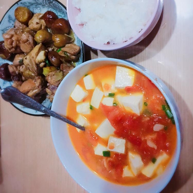 番茄豆腐汤