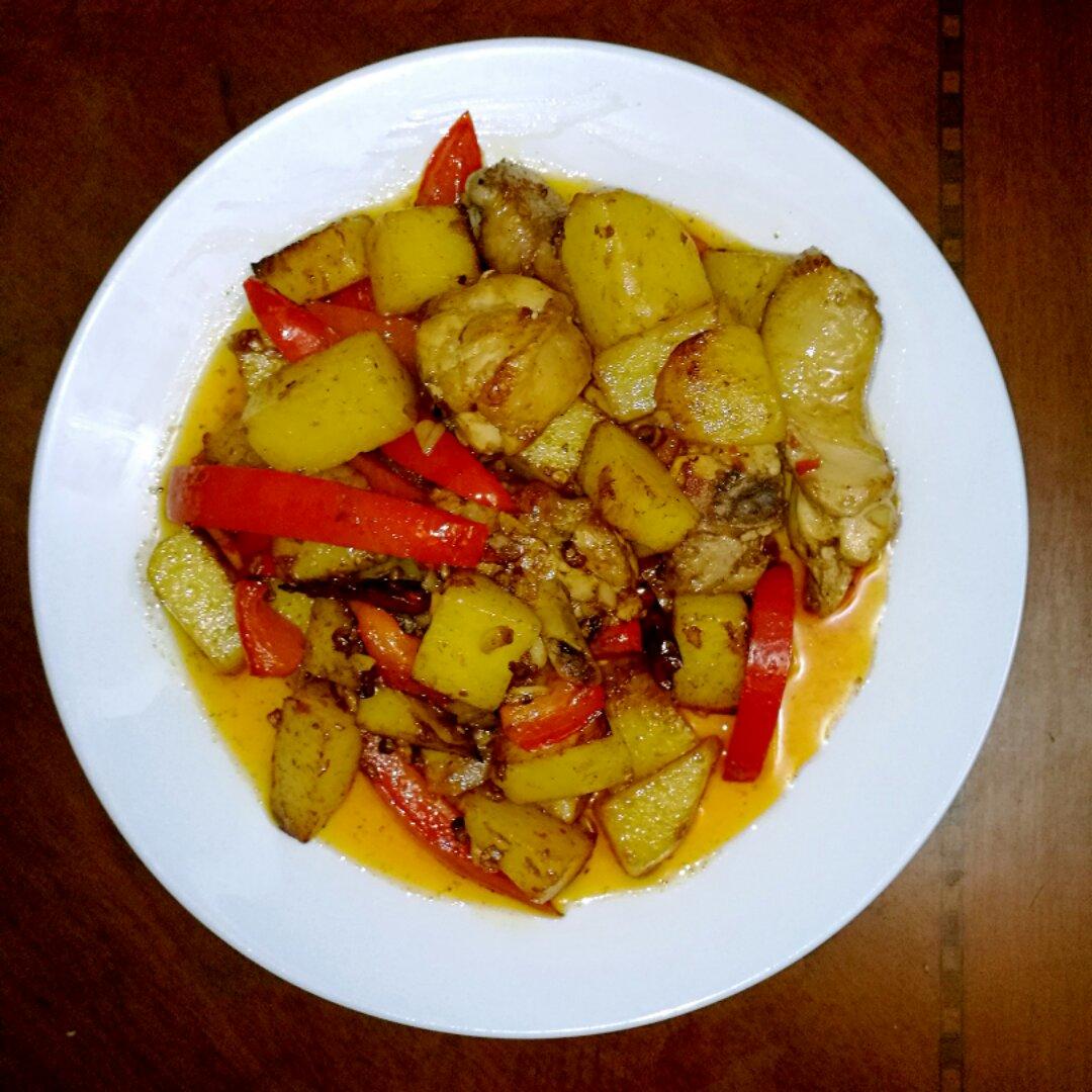 鸡块烧土豆