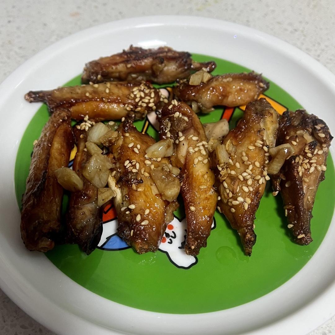 蒜香鸡翅～空气炸锅版