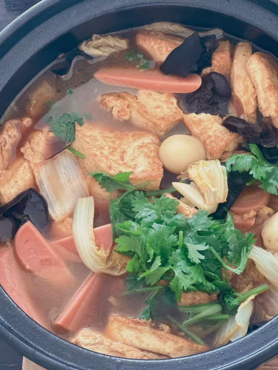 白菜豆腐煲