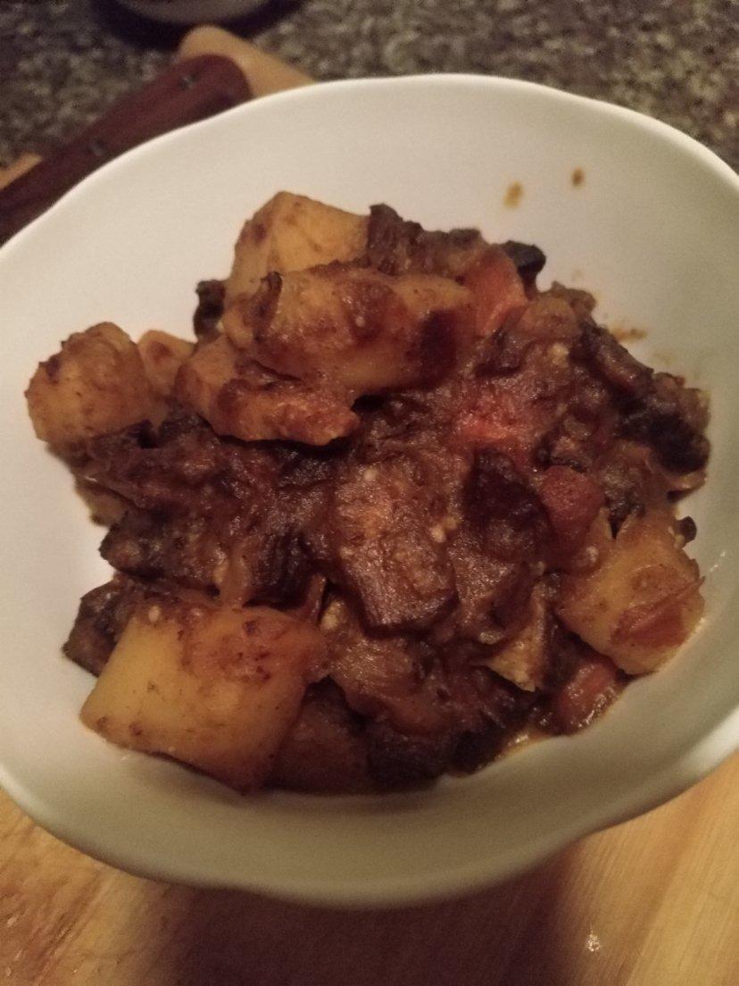 土豆炖牛肉