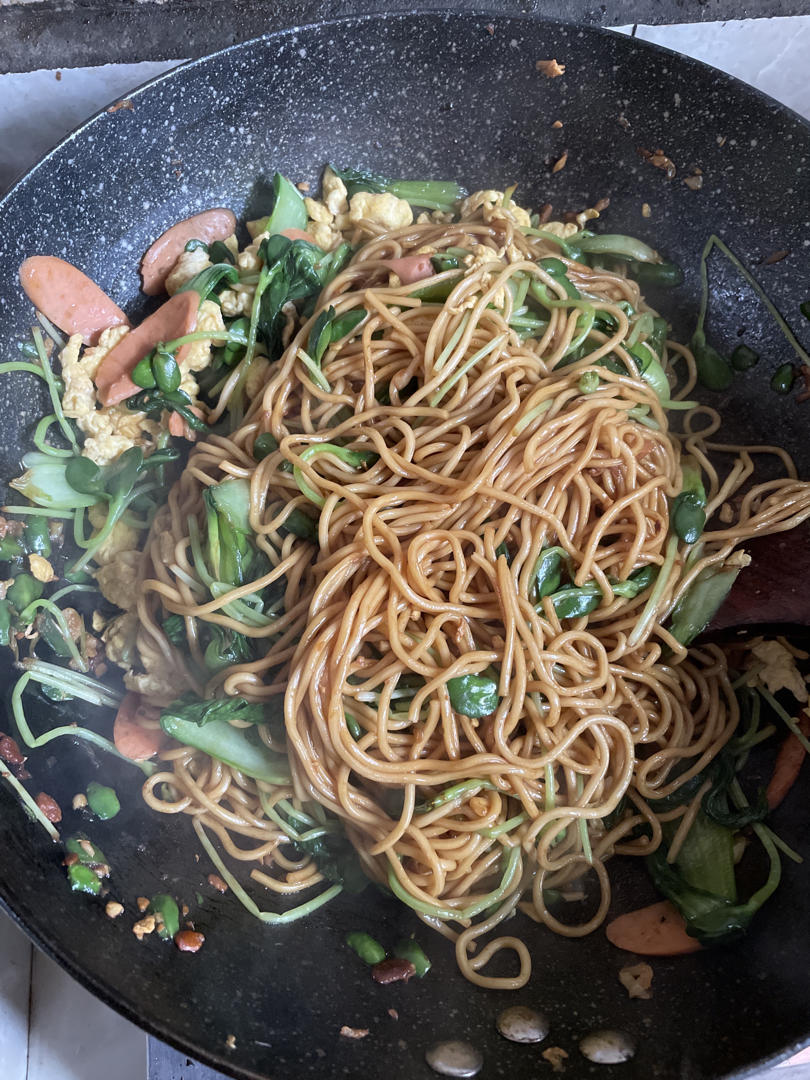 🍜最简单最好吃的家常炒面