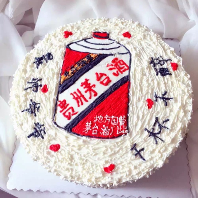 韩式奶油霜裱花蛋糕