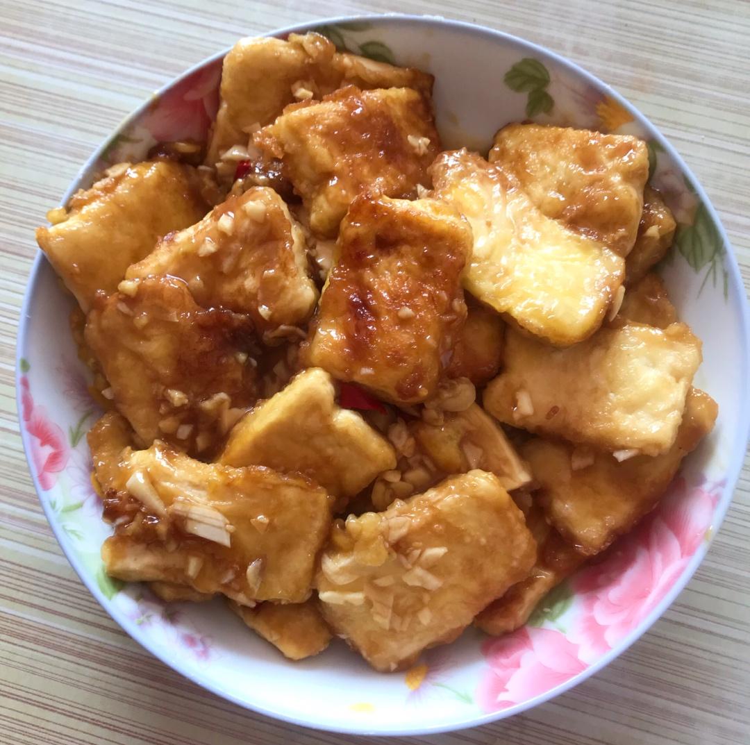 无敌好吃的香煎豆腐