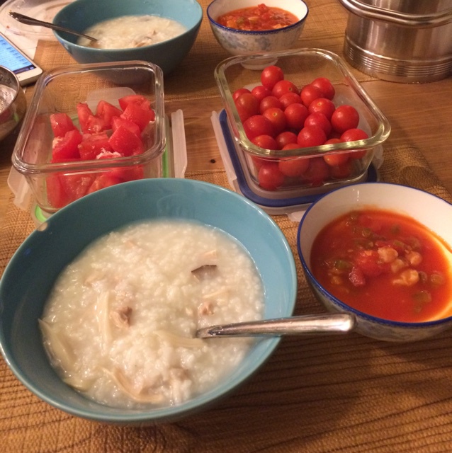 香菇鸡肉粥