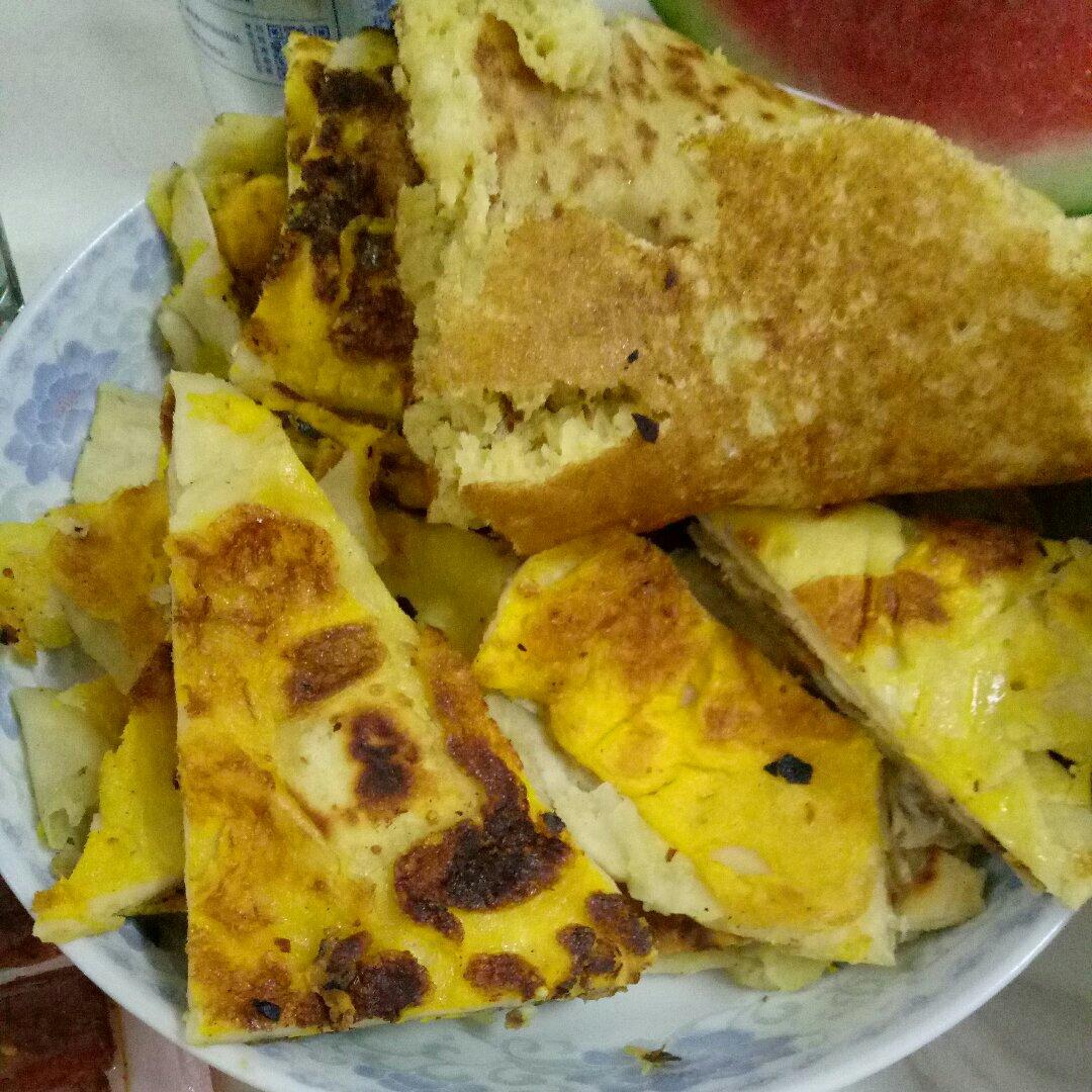 鸡蛋葱油饼                  （更新饼坯保存方法）