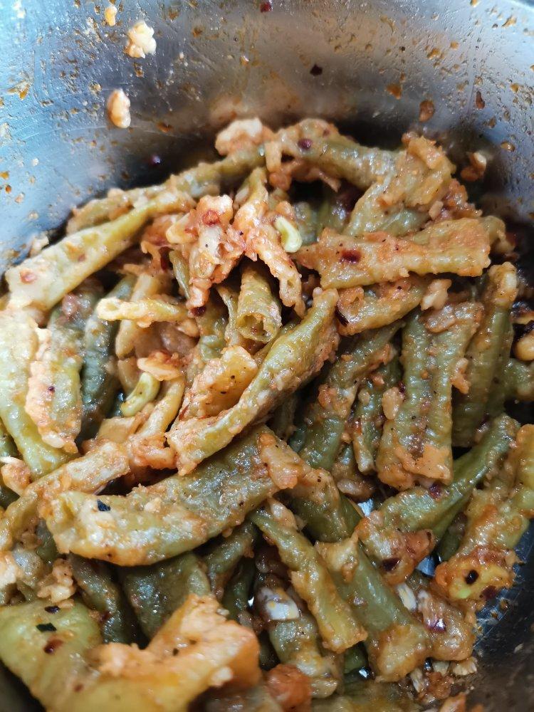 蒸豆角