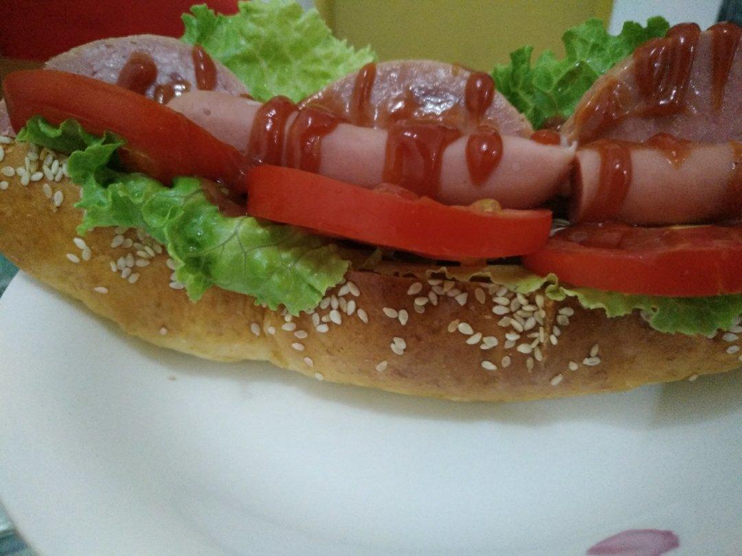 全麦热狗面包