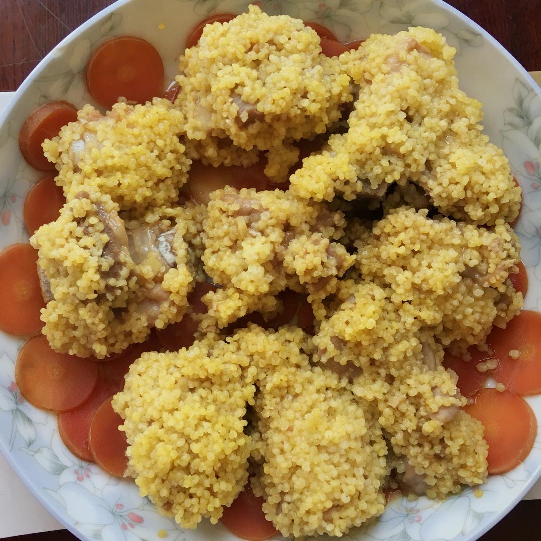 小米蒸排骨