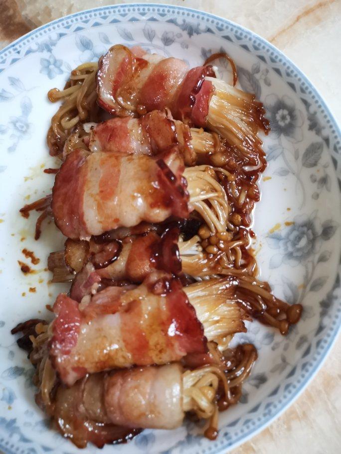 金针菇培根卷