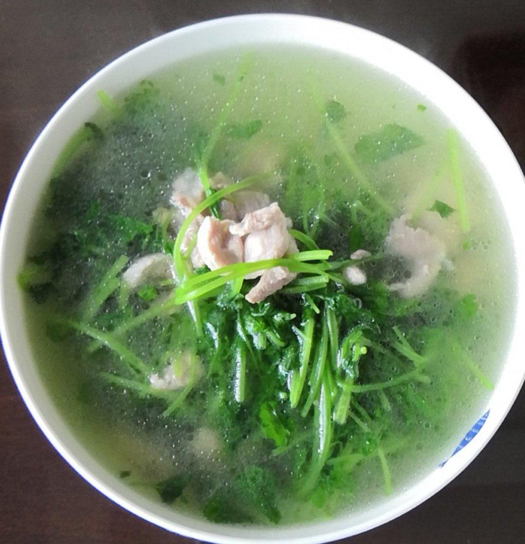 紫晶の阁做的潮汕新鲜益母草汤