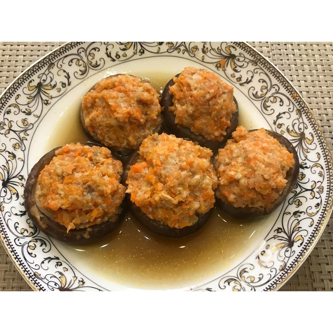 豆腐肉末酿香菇