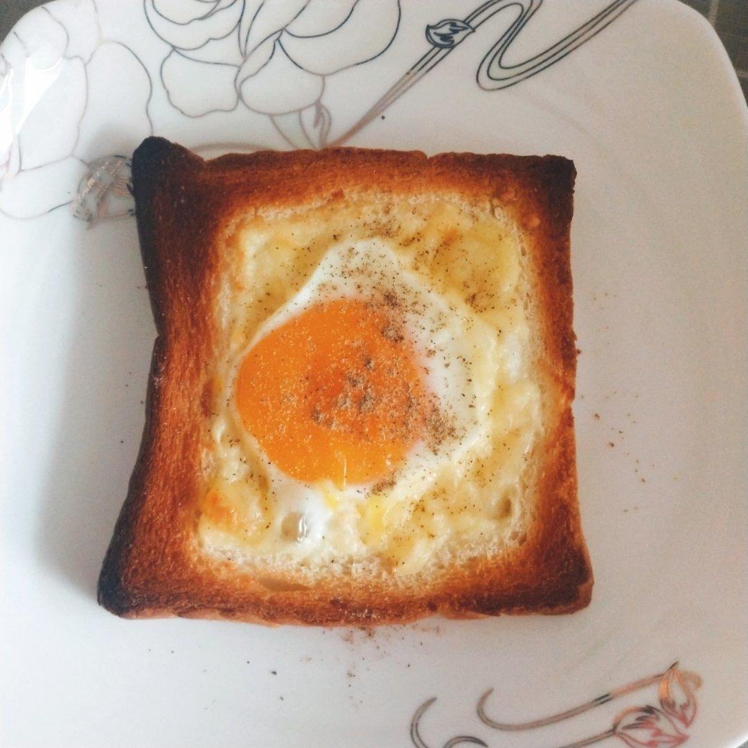 鸡蛋芝士烤吐司