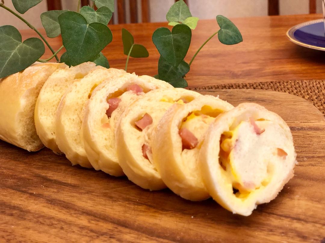 香肠（培根）芝士面包-老面版