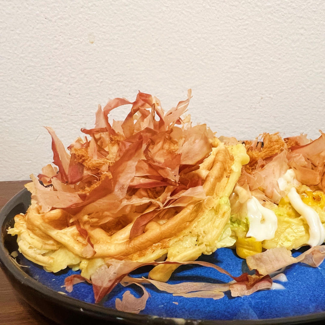 伪章鱼烧——华夫饼版【轻卡小食】