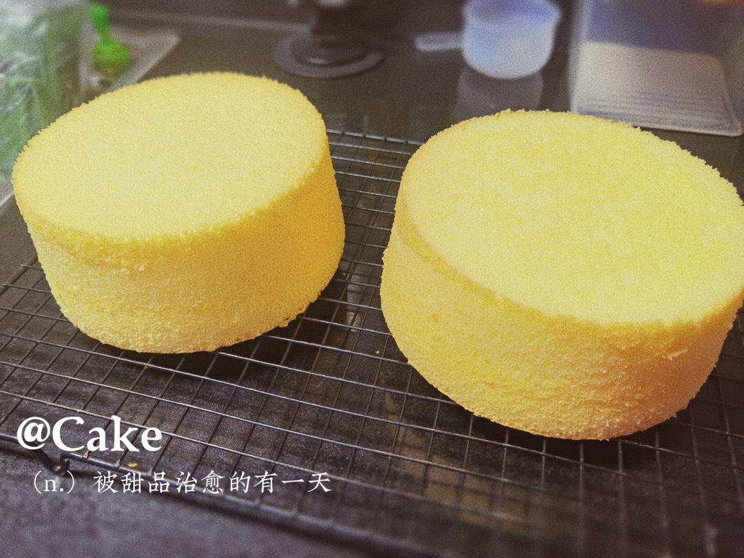 8寸戚风（北鼎食谱）
