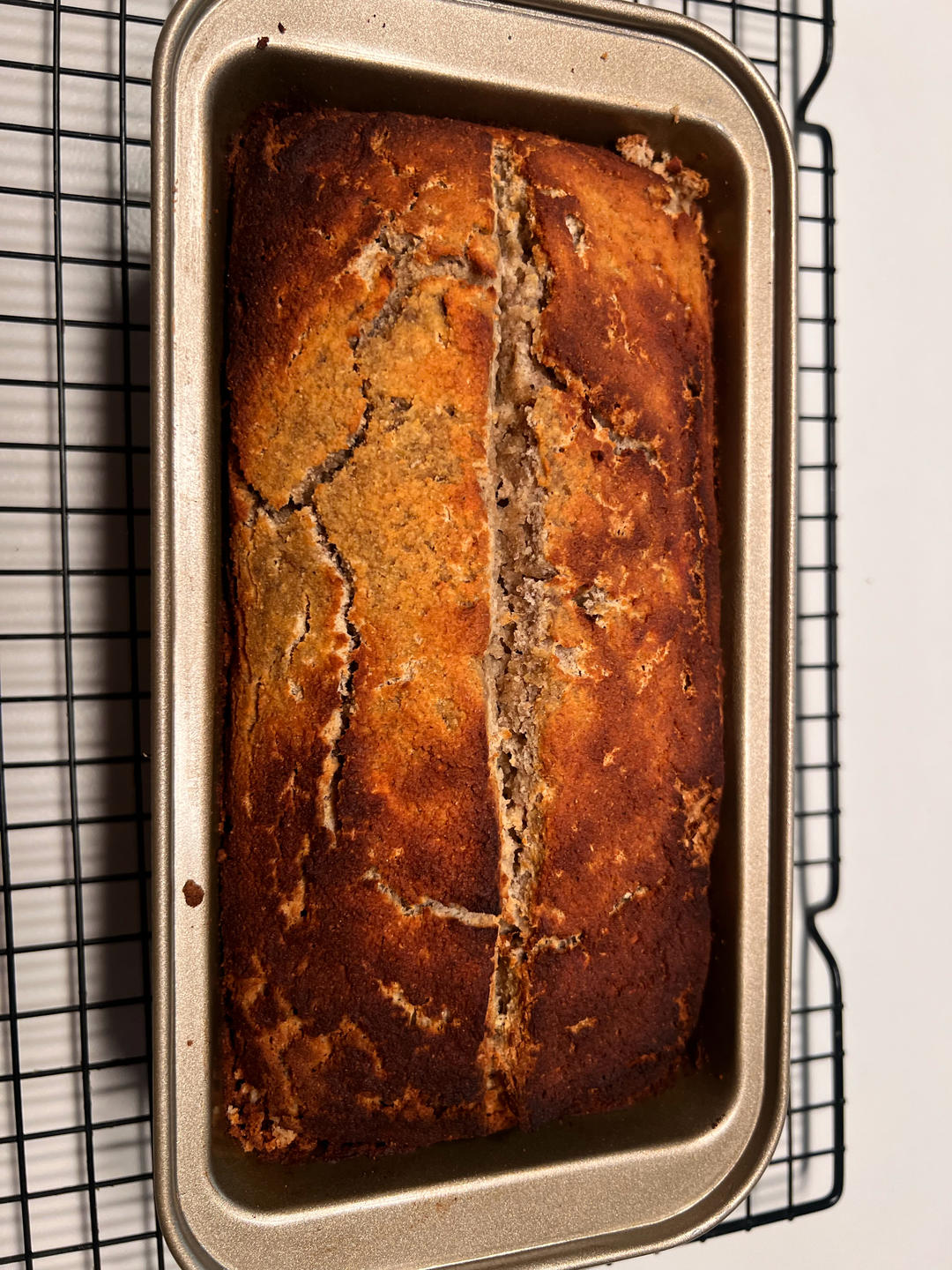 快手的椰子面粉香蕉面包