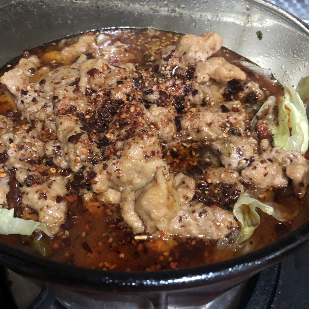 水煮肉片（肯定不翻车）