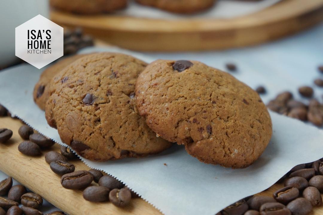 【伊萨Isa】超浓郁的咖啡香曲奇 椰子油版 Coffee Cookies的做法 步骤11