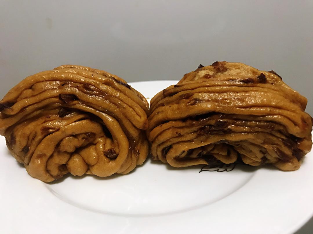 红糖红枣花卷（充分利用面包机）